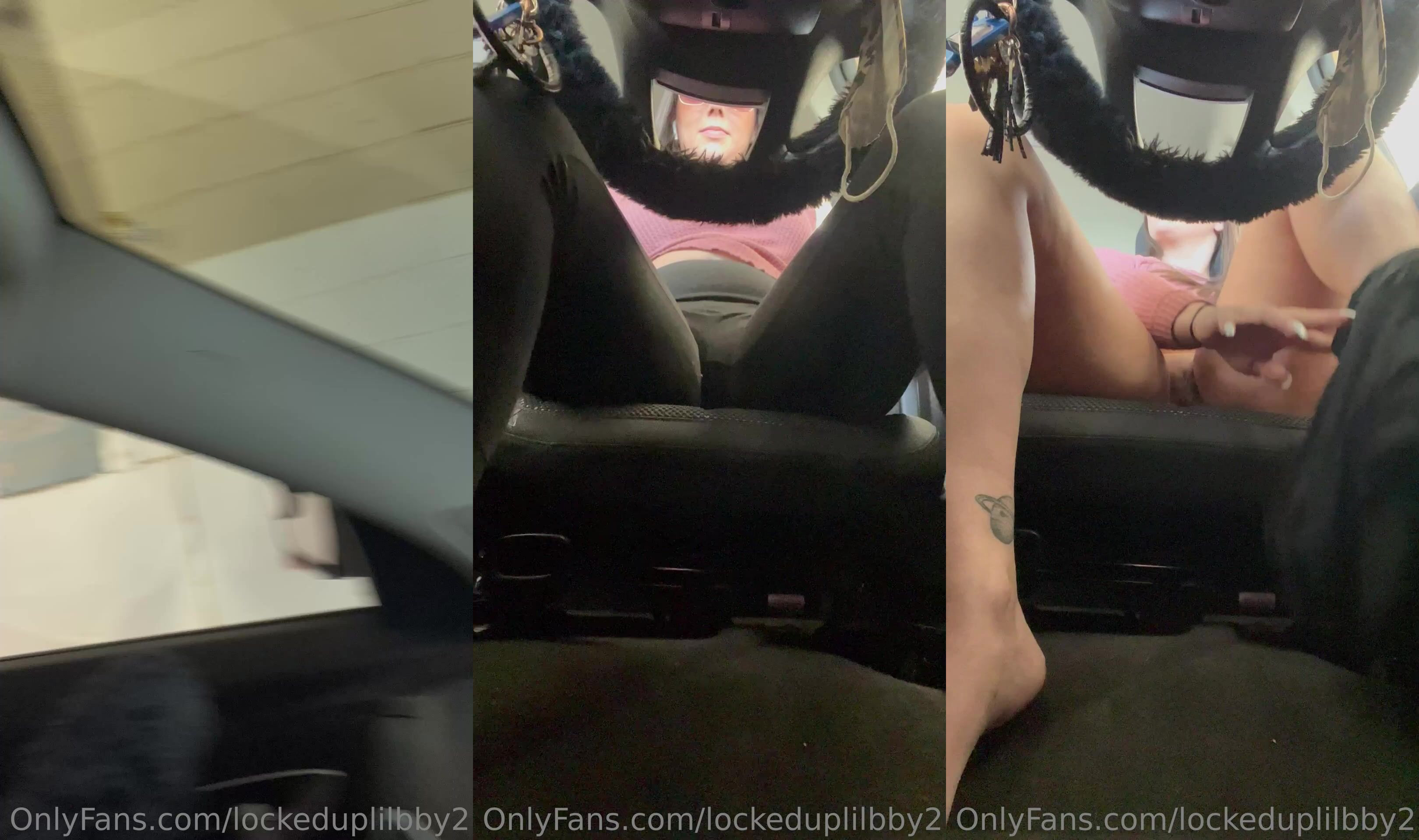 Itzgrippytv Squirts In The Car