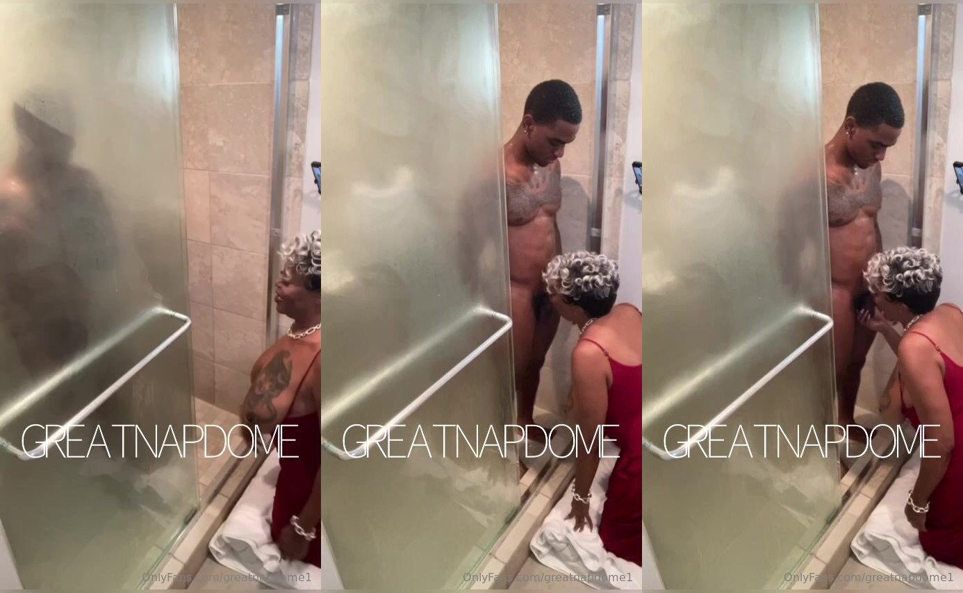 Greatnapdome1 Sucks A Cock In The Shower