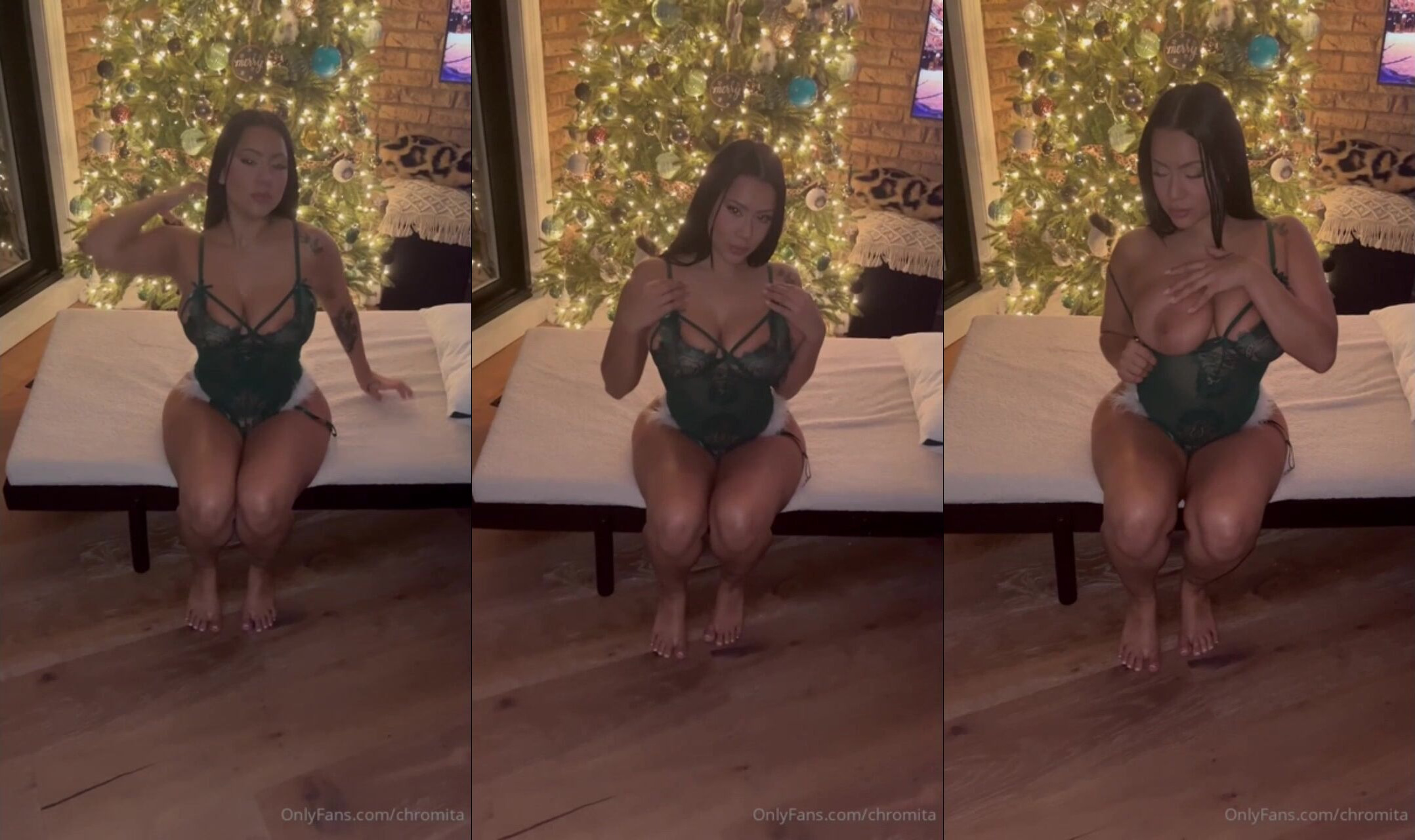 Chromita In A Hot Christmas Striptease