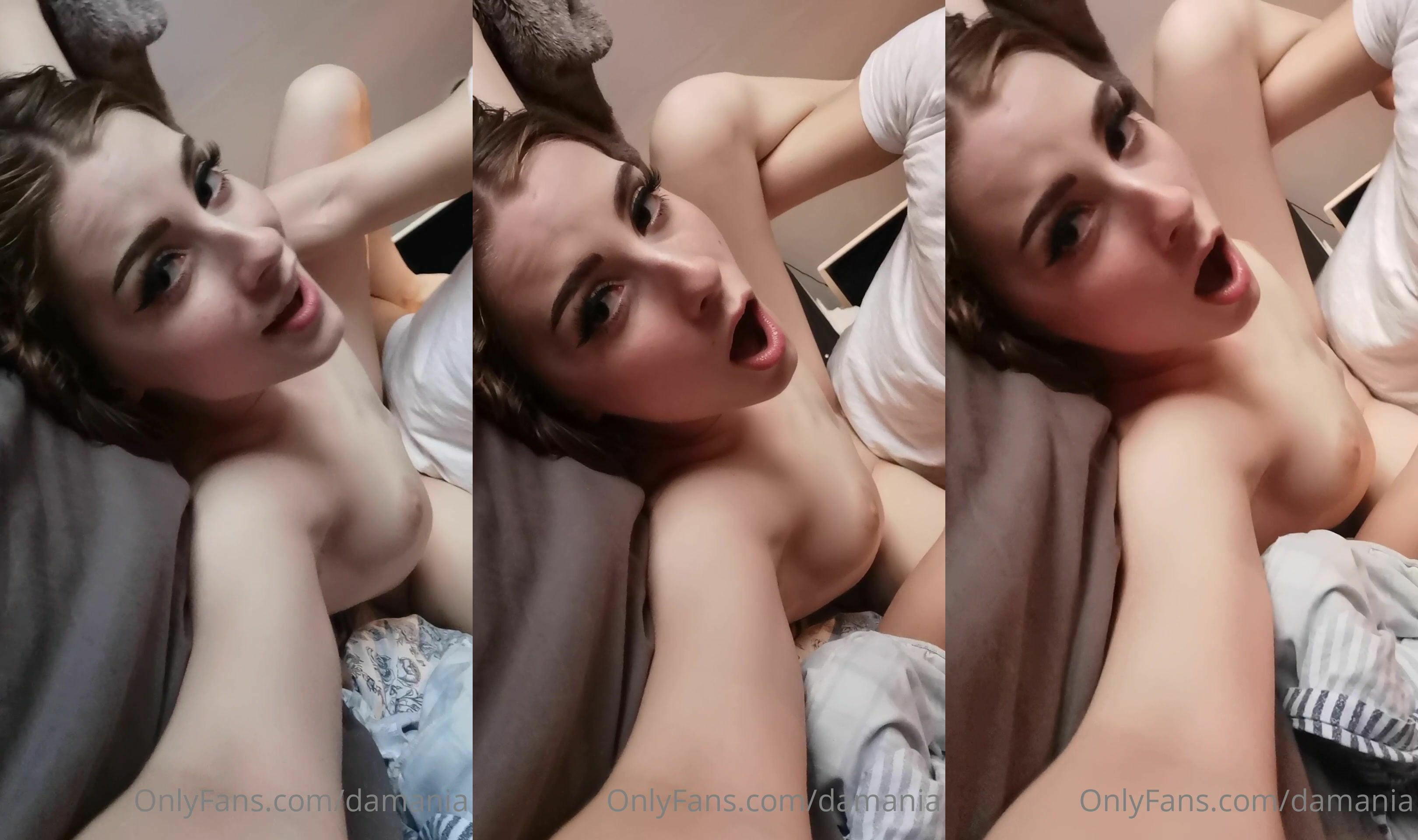 Damania Films Herself Getting Railed
