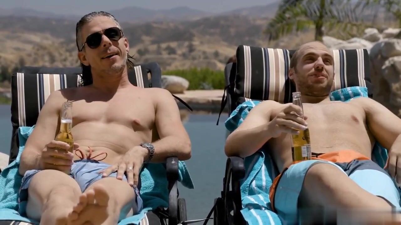 Lena Paul Screws Brother's Friend By The Pool