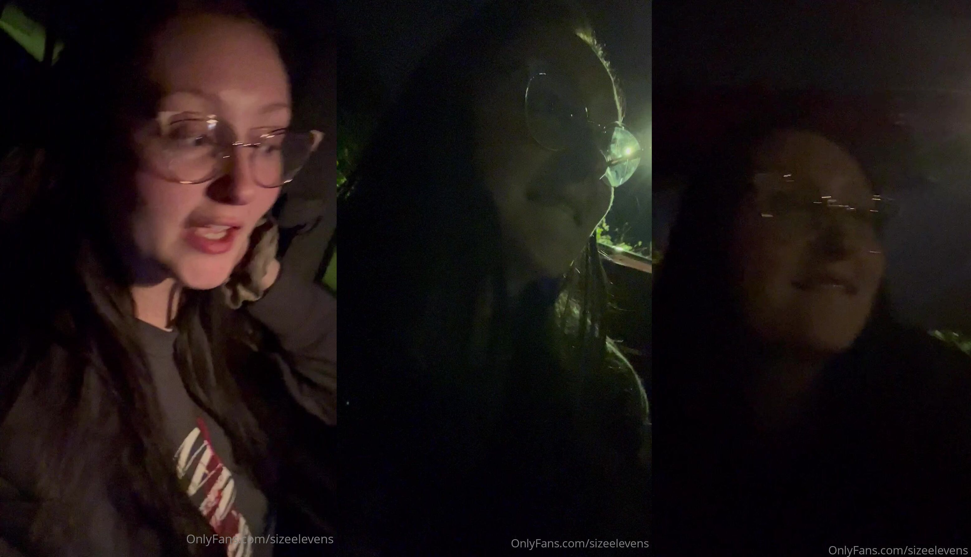 Sizeelevens Squirts In A Parking Lot