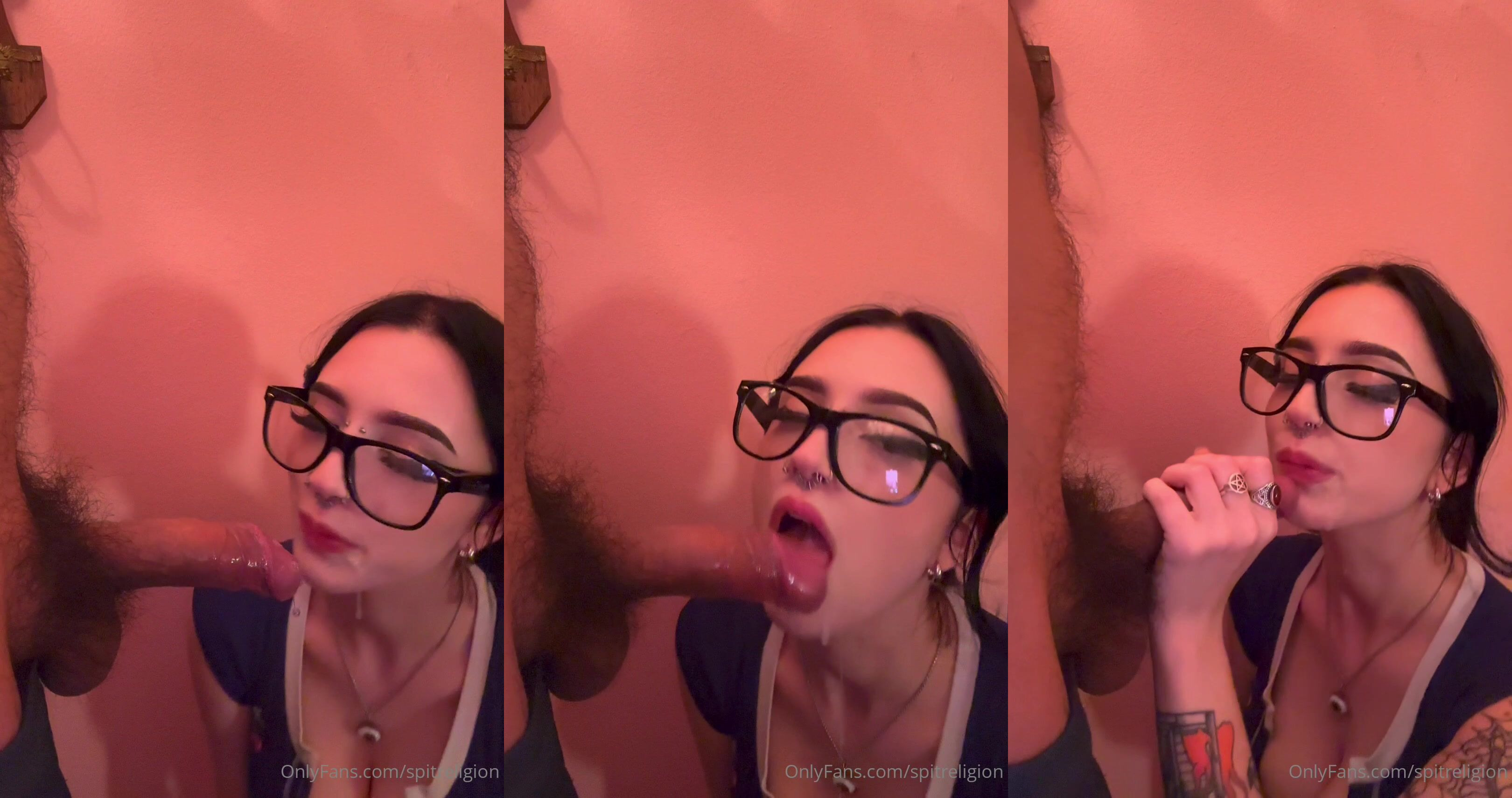 Spitreligion's Quick Sultry Blowjob