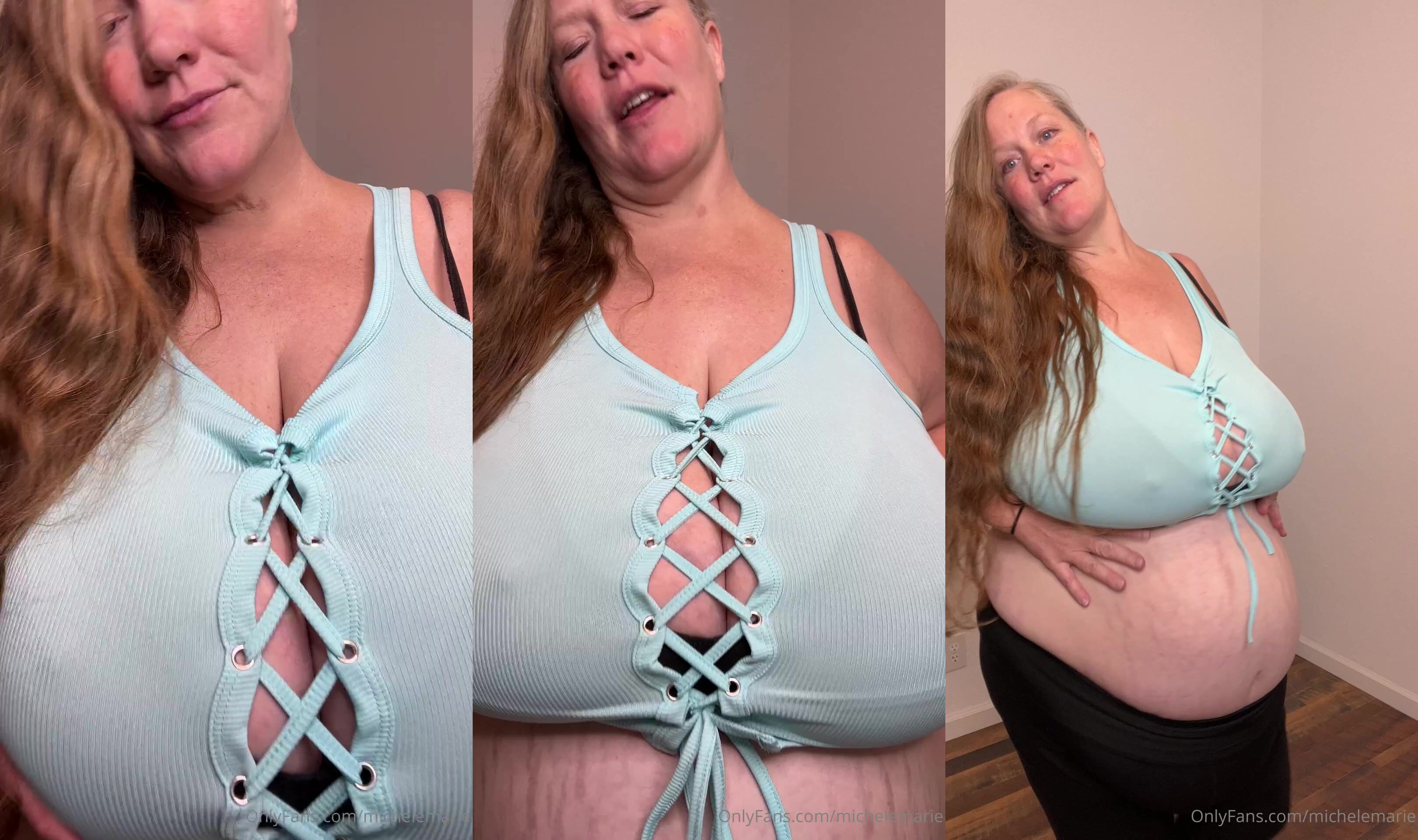 Michelemarie Fondles Her Boobs On Cam