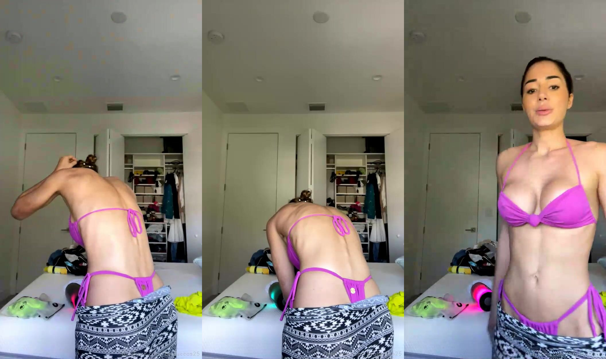 Bruluccas30 Dances In Her Sexy Lingerie