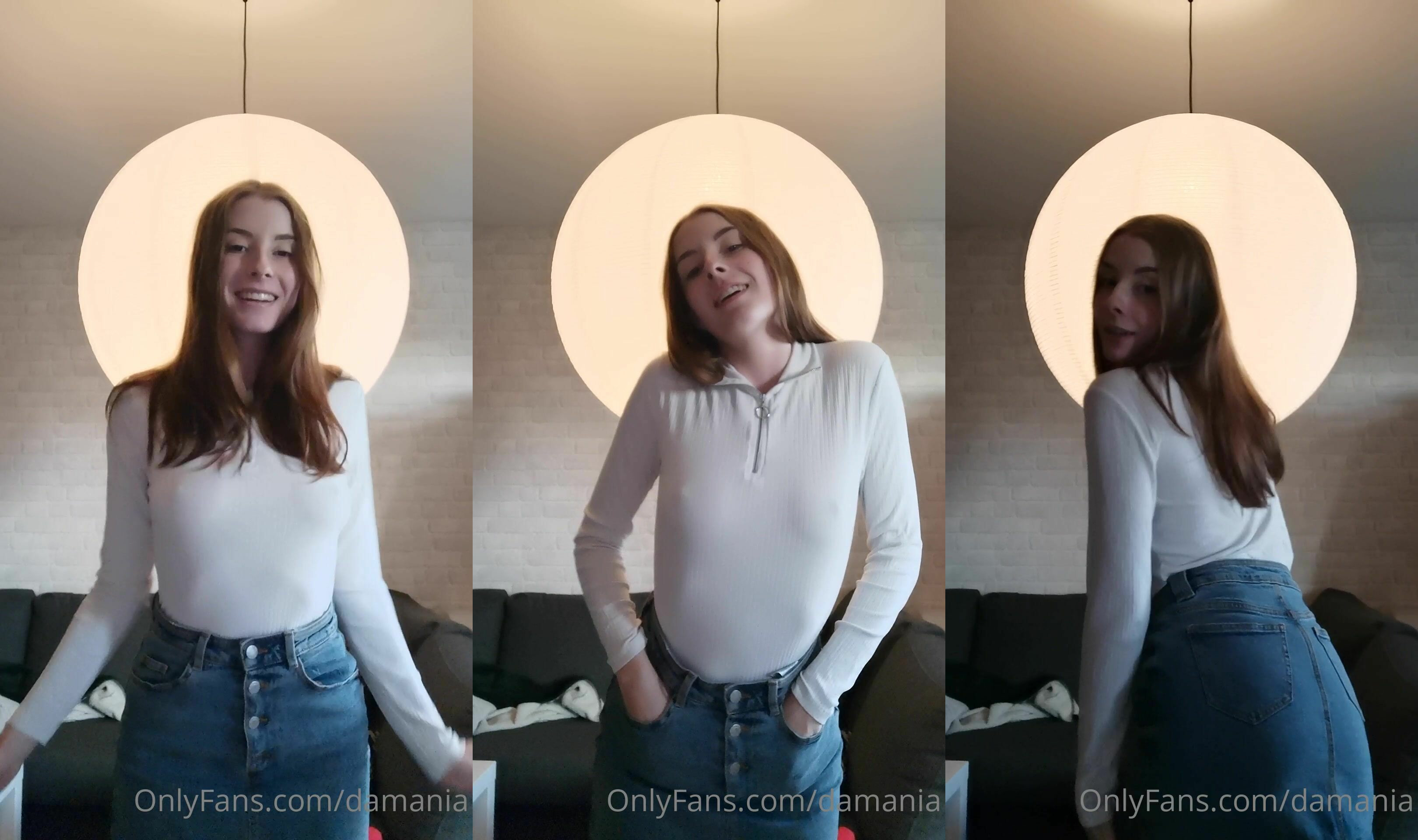Damania Teases While Masturbating