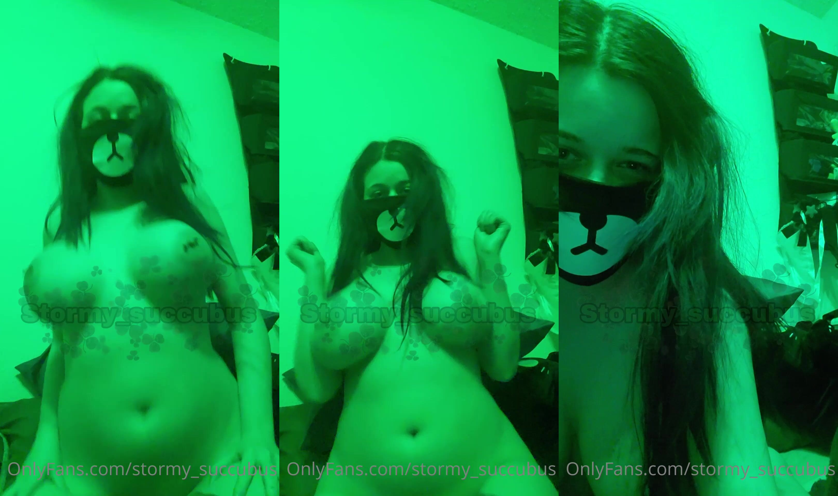 Stormy_Succubus Bounces Her Busty Tits