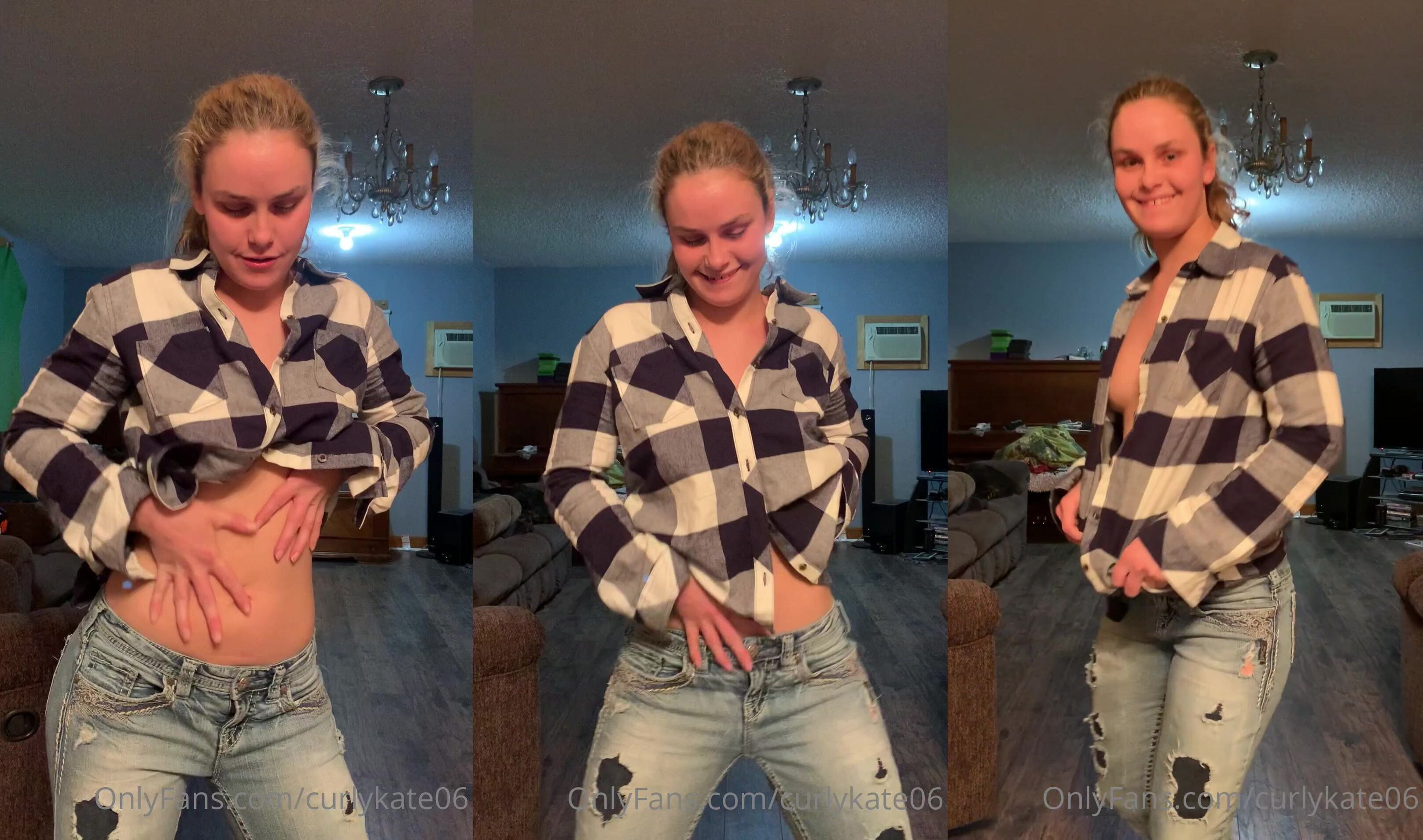 Curlykate06 Exposes Her Tits In Flashy Move