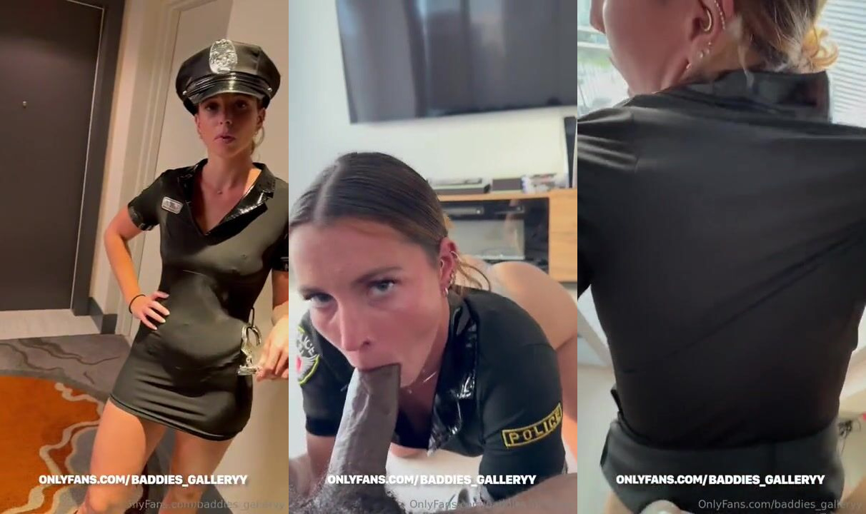 Police Officer Ashley Gets Pounded By A BBC