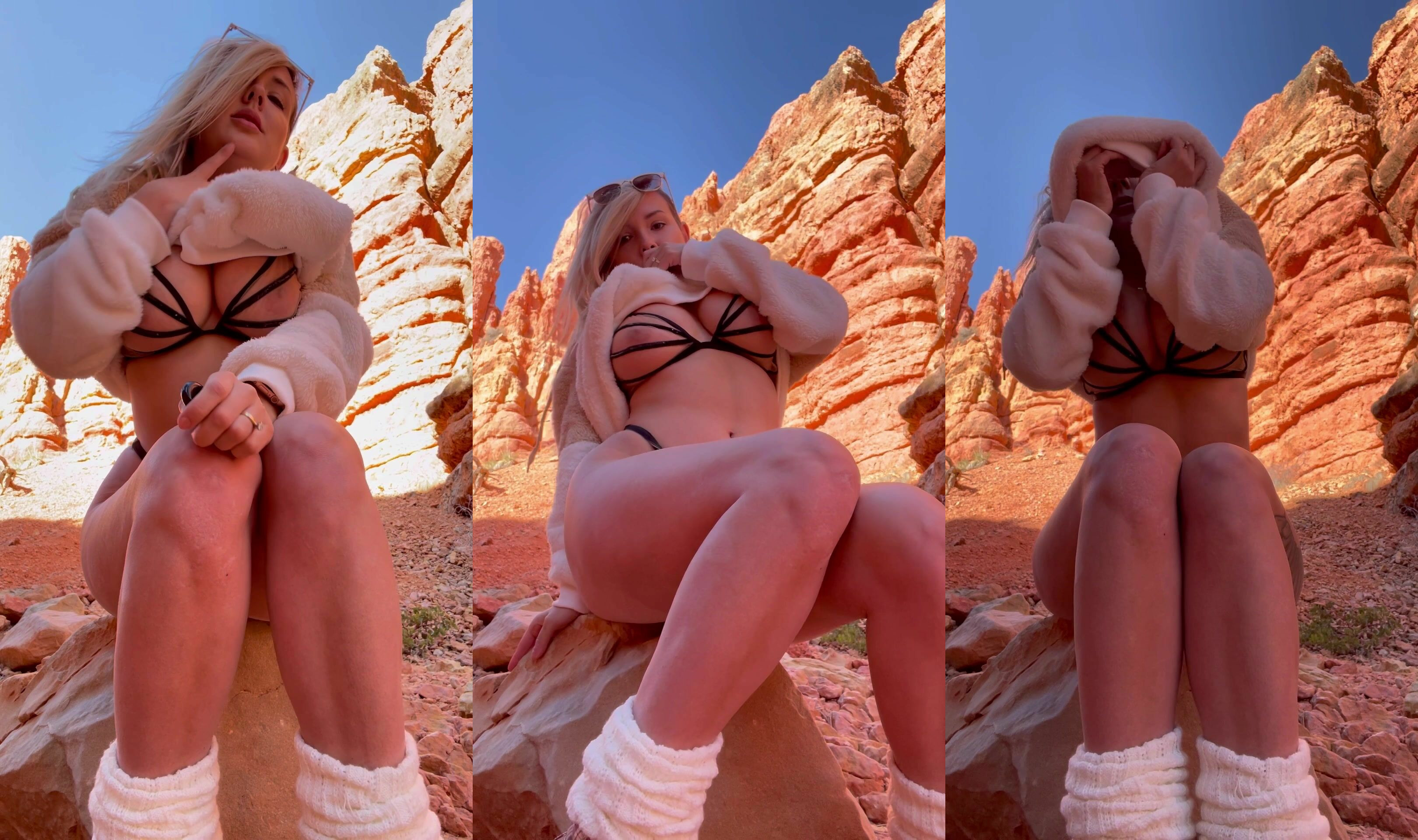 Darshelle Stevens Flexes Her Curves Outdoors