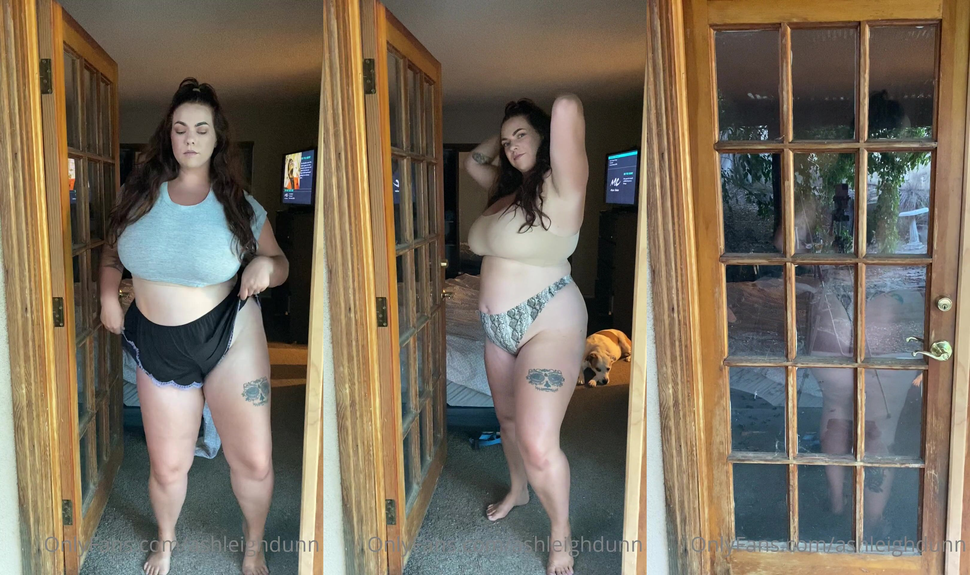 Ashleighdunn Removes Her Clothes To Seduce