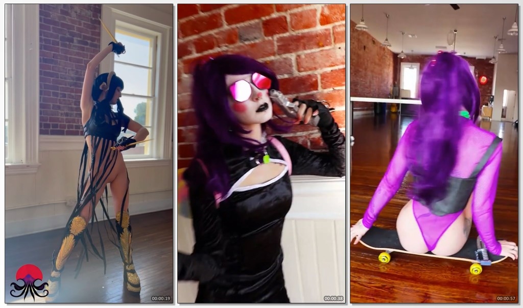 Grace Charis Bares Her Pussy In Her Cosplay
