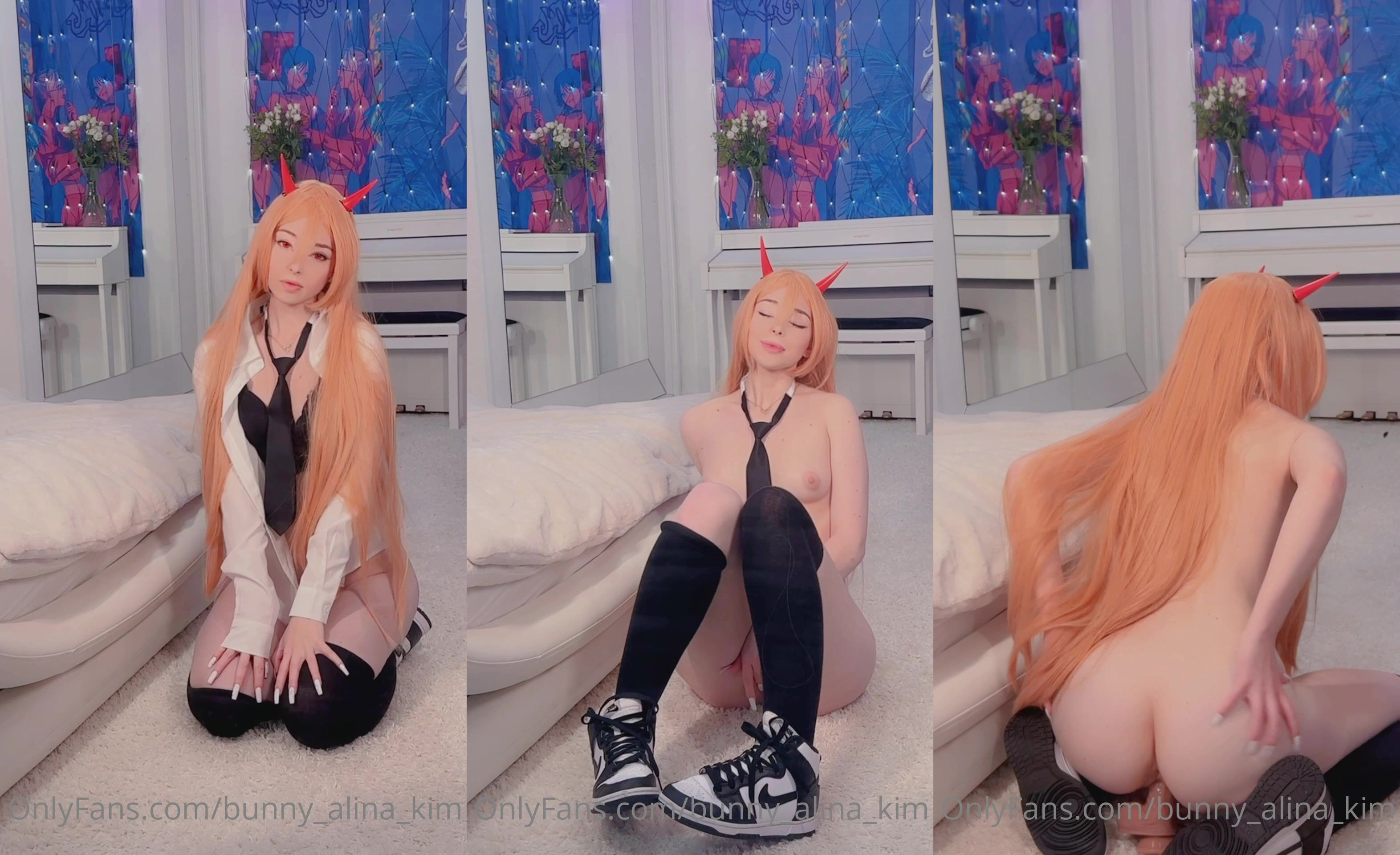 Bunny_Alina_Kim As Power Humps A Dildo