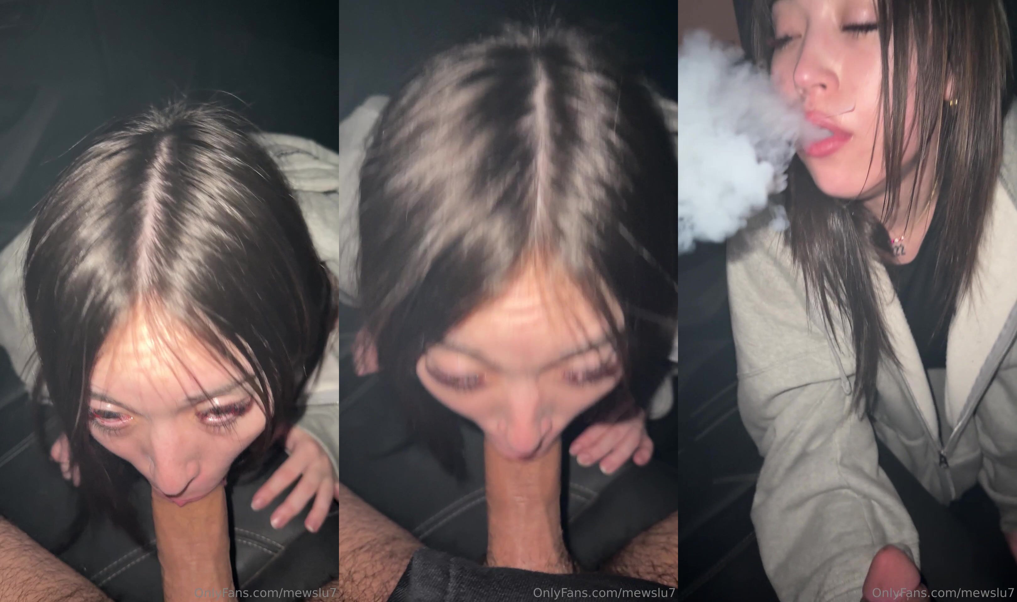 Mewslut Blows A Cock During A Smoke Session