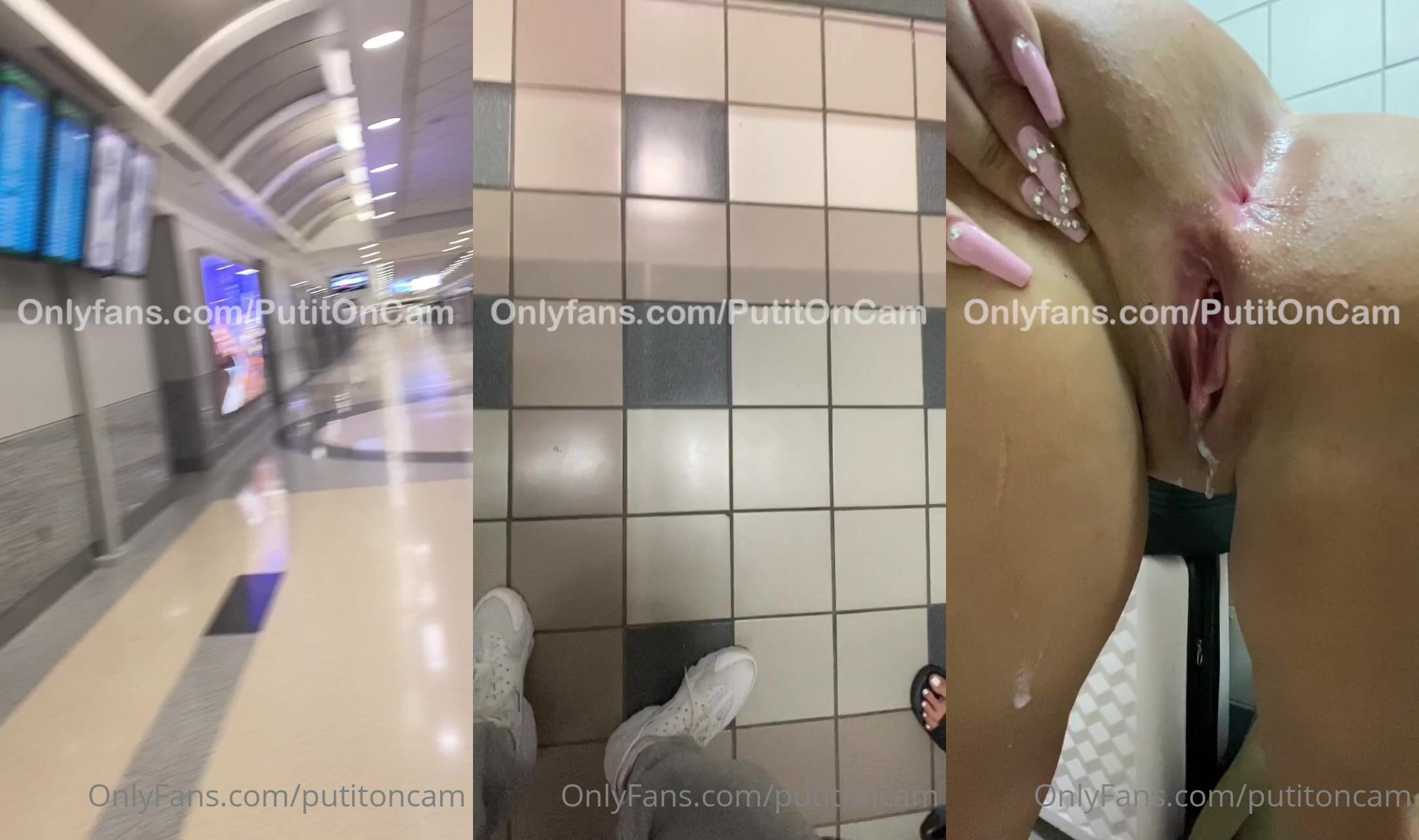 Vivian Taylor Takes A BBC In The Washroom