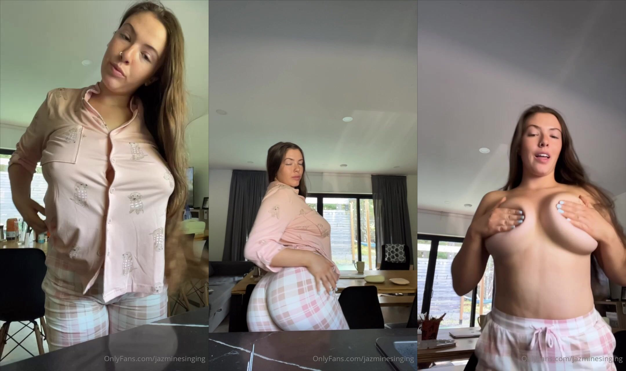Jazminesinging Shows Off Her Huge Tits