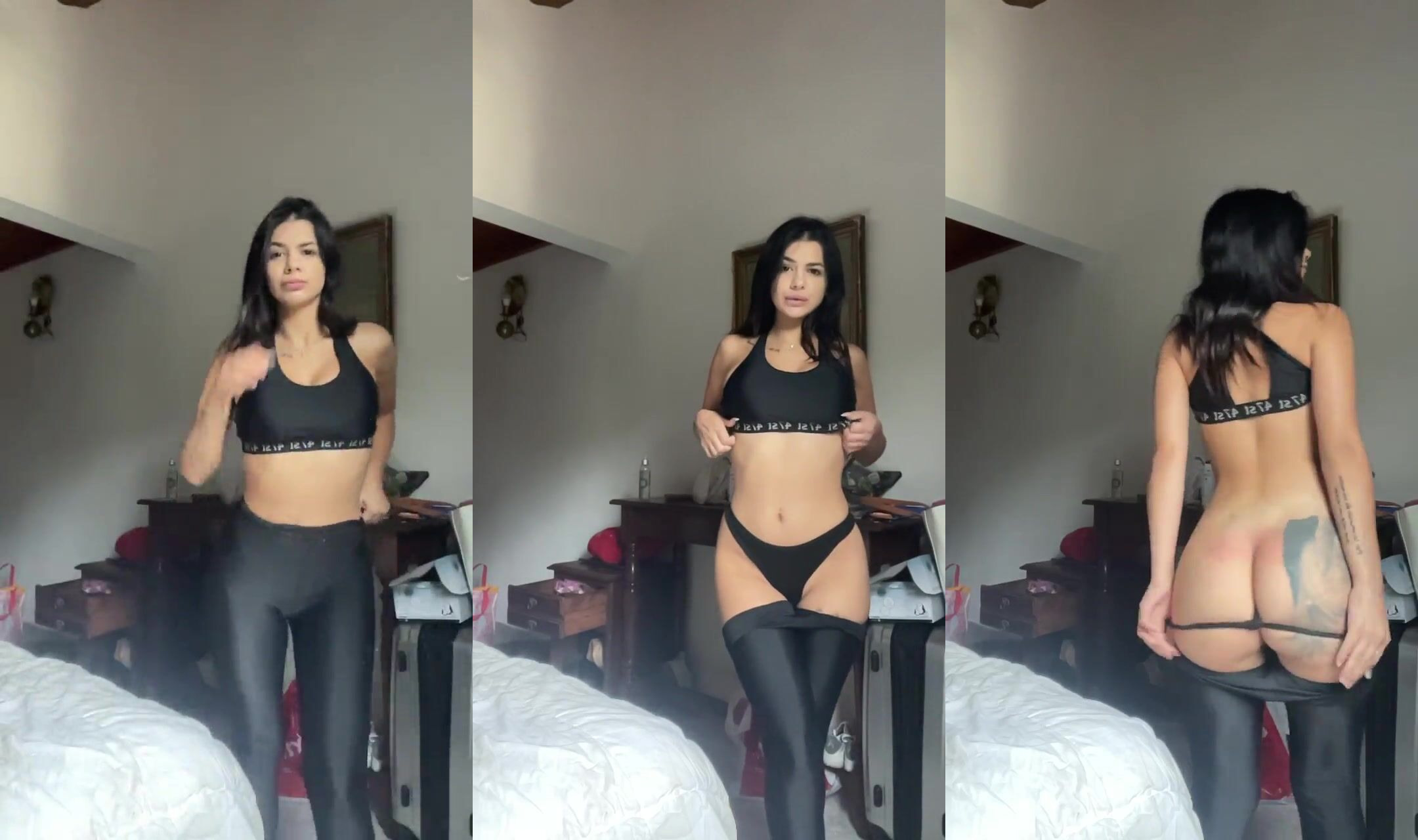 Rosinavaliente Strips And Shows Her Sexy Body