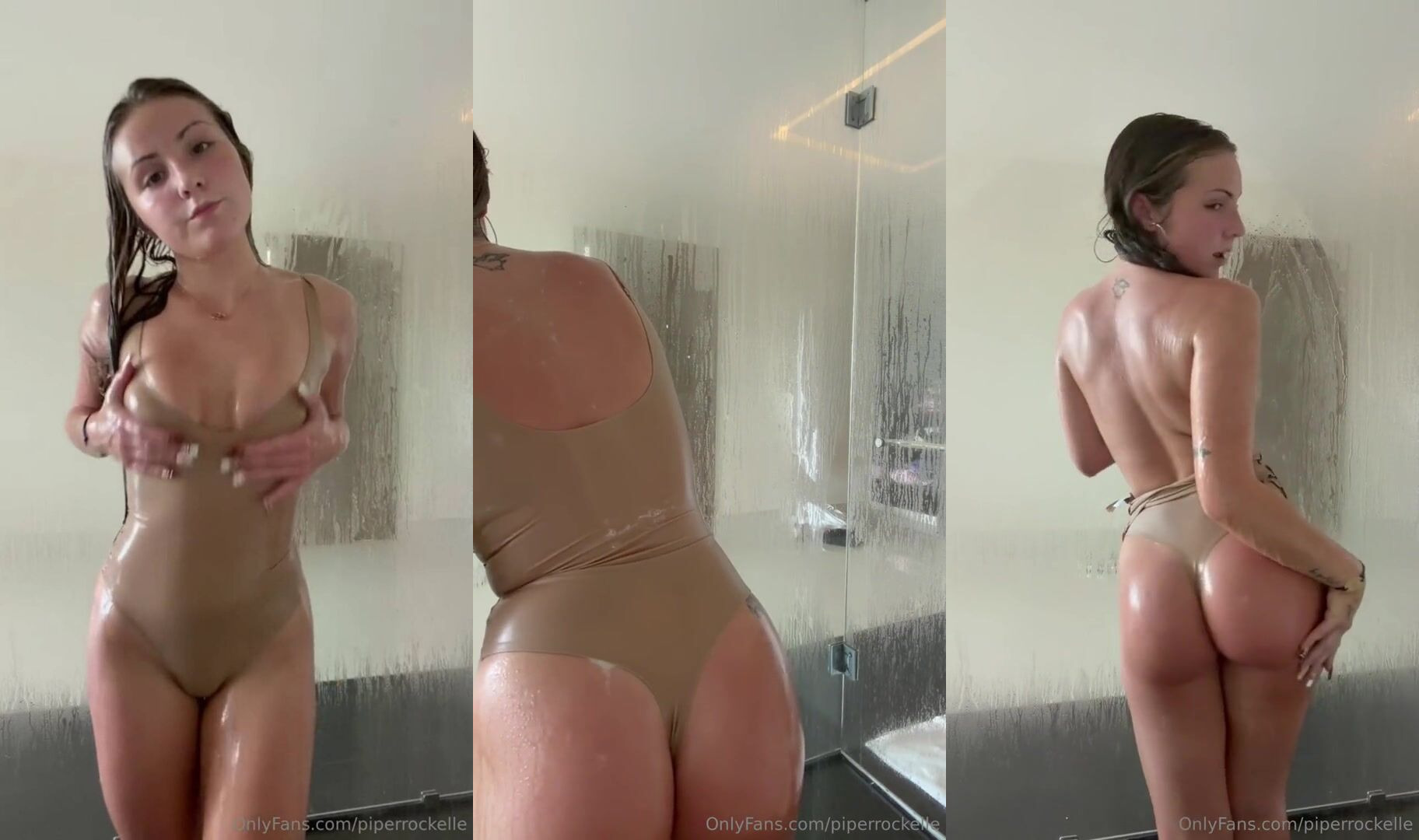 Piper Rockelle's Wet Shower Tease