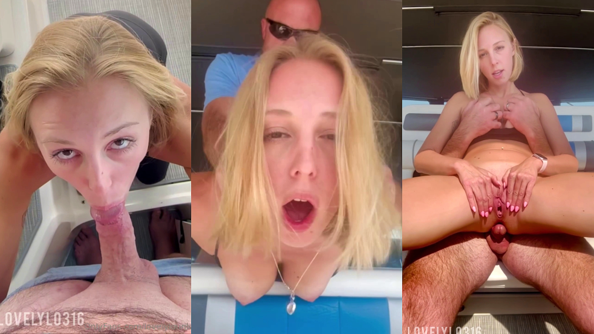 Lovelylo316 Gets Banged And Creampied On A Boat