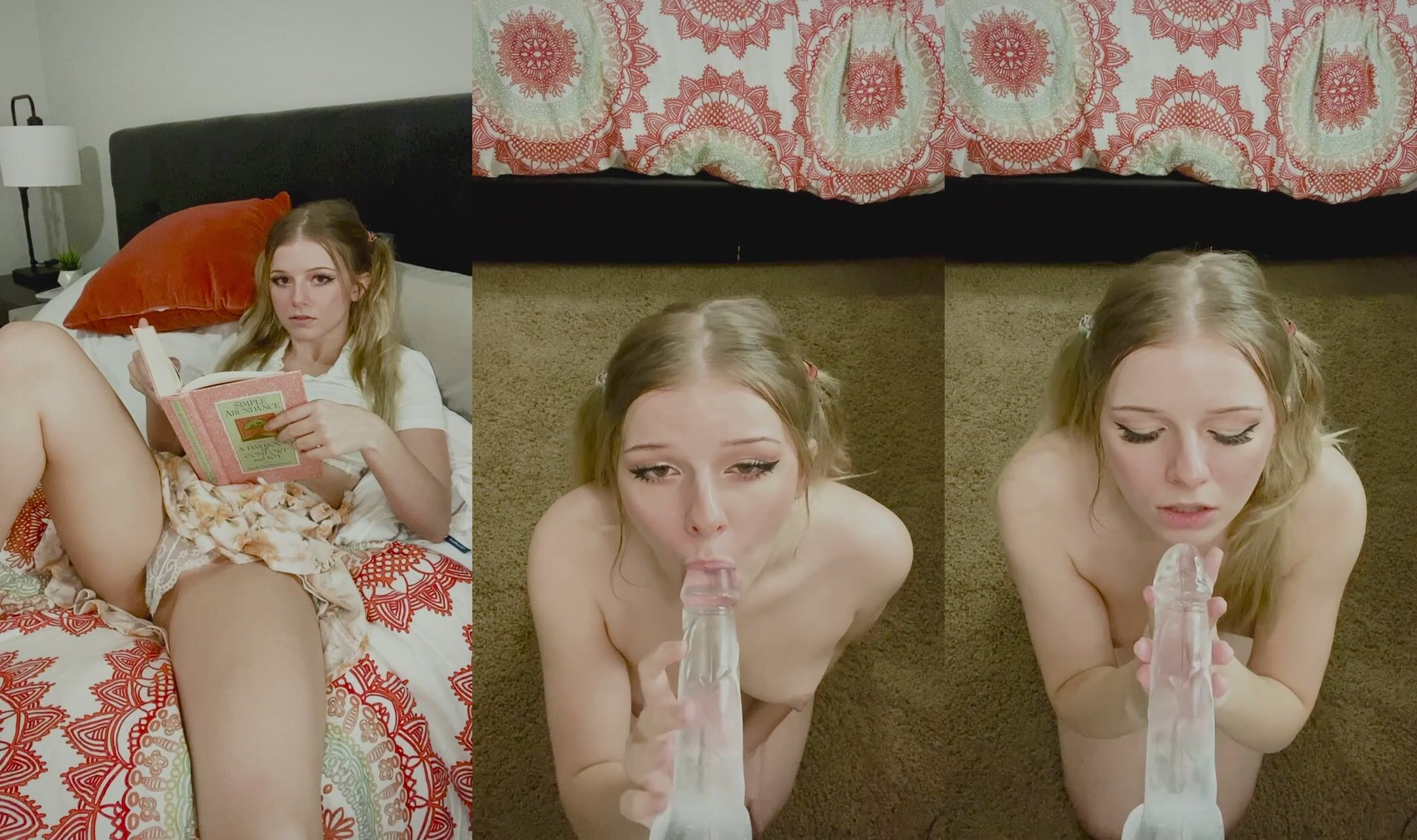 Little_Hails Gives A Blowjob To A Dildo