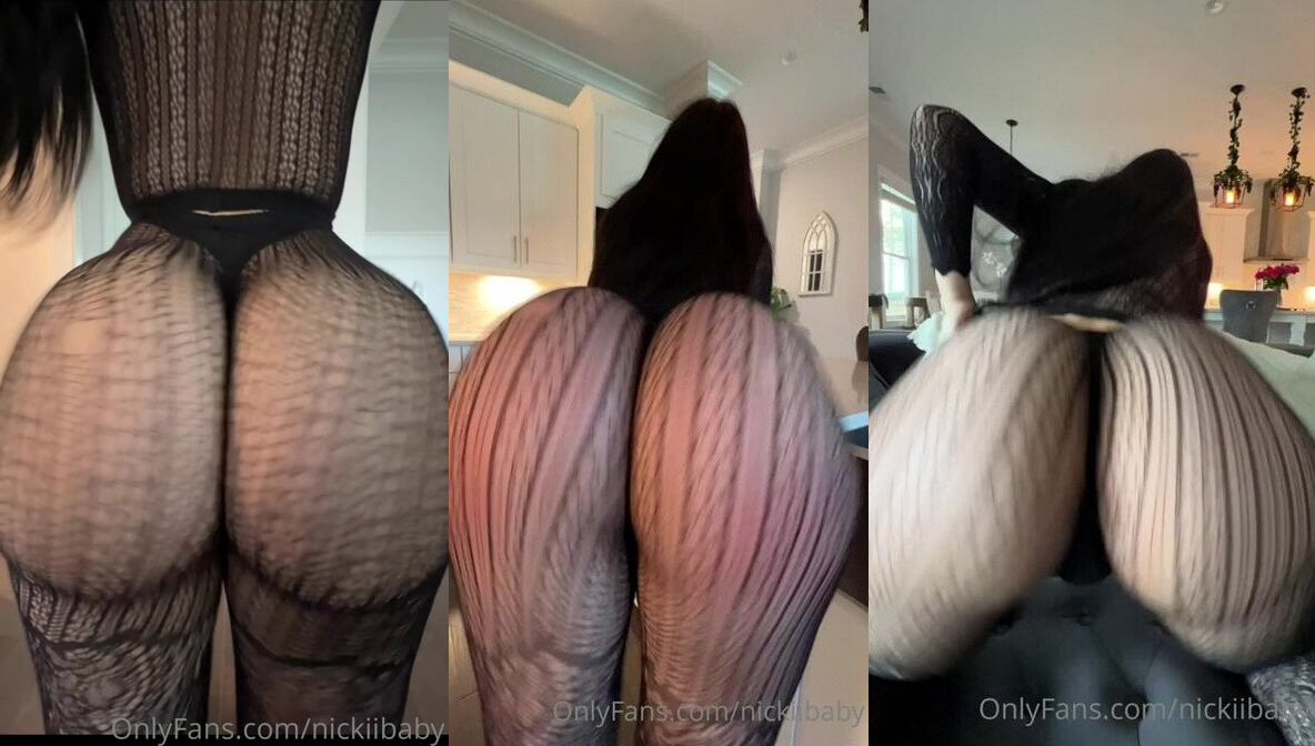 Nickiibaby Twerks Her Ass All Over The House