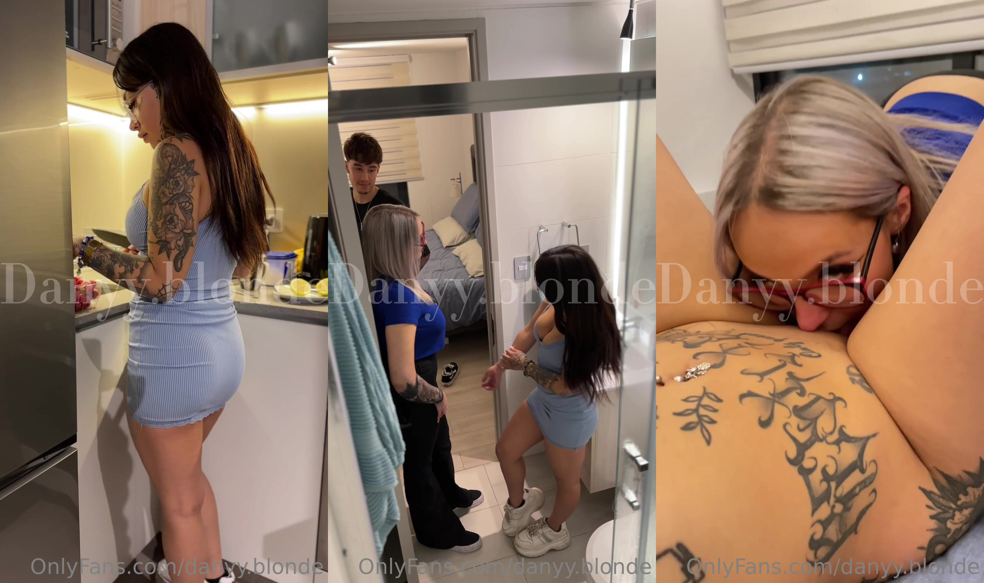 Danyy.Blonde Eats Foxyhoex's Pussy