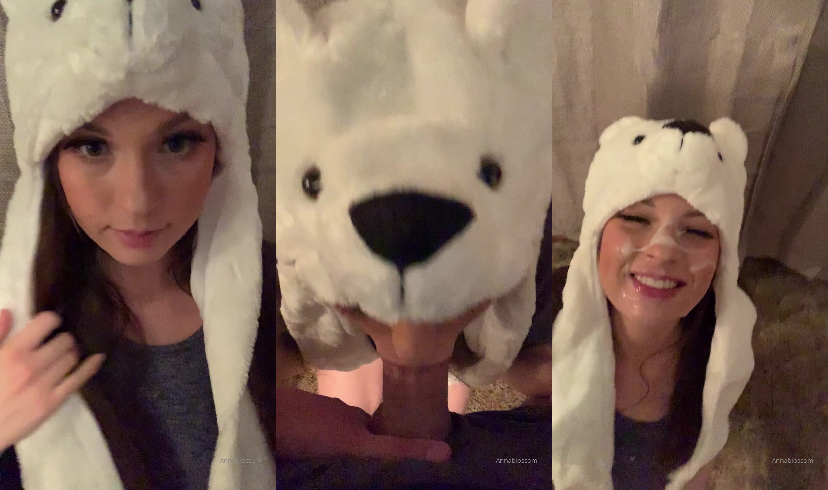 Anna Blossom Blows A Dick As A Panda