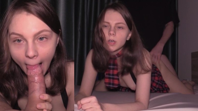 HiYouth Gets Banged In Her School Uniform