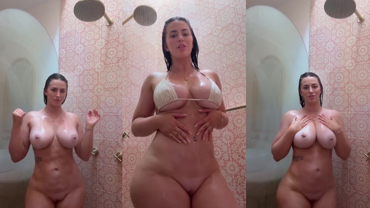 OliviaBrookess Flaunts Her Body In The Shower