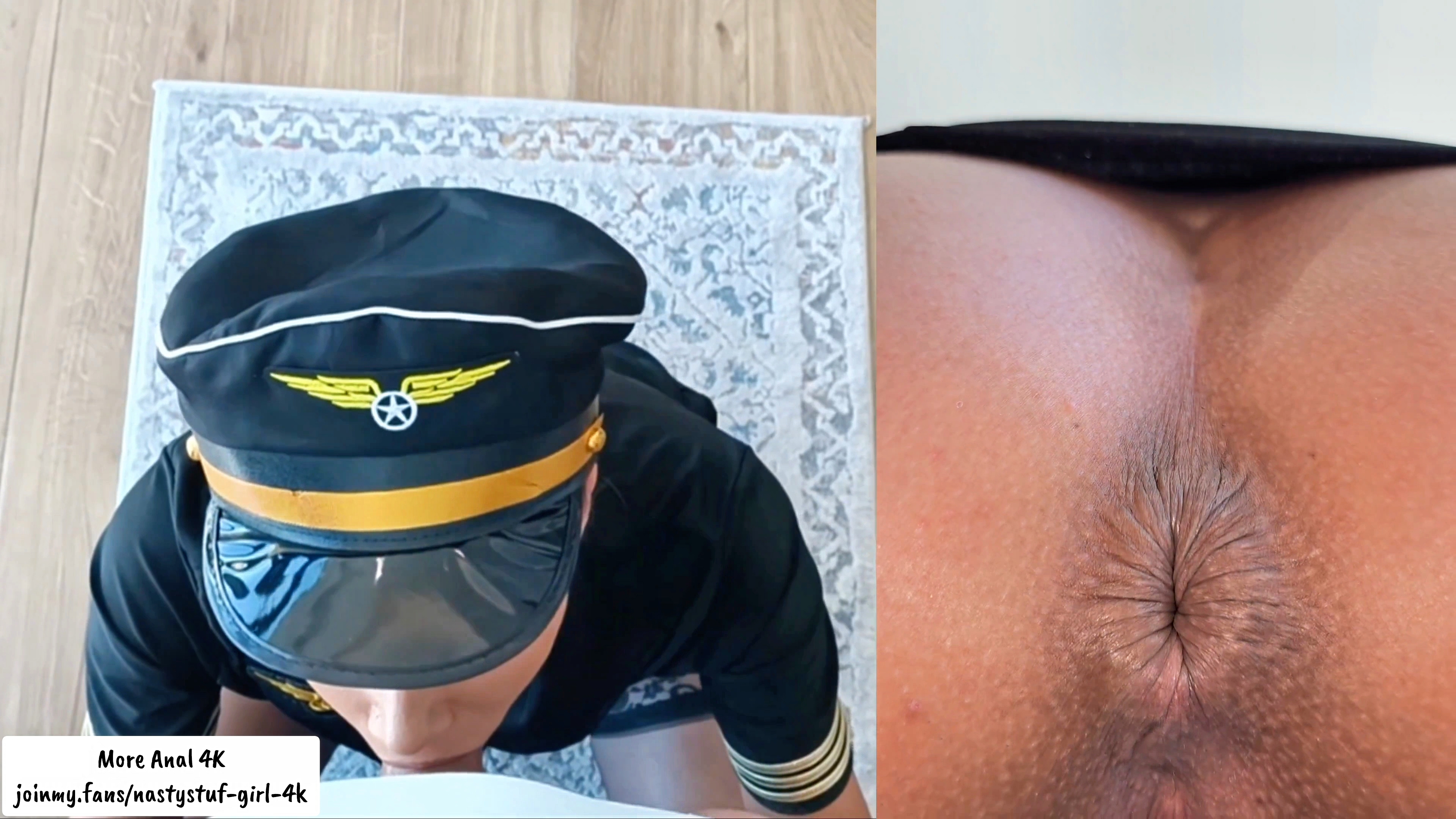 The Stewardess' Asshole Is Throbbing And Hungry For Cock