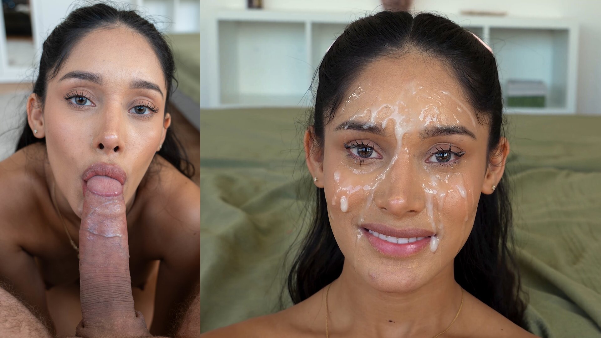 Carolina Guerrero Takes A Massive Facial After Sex