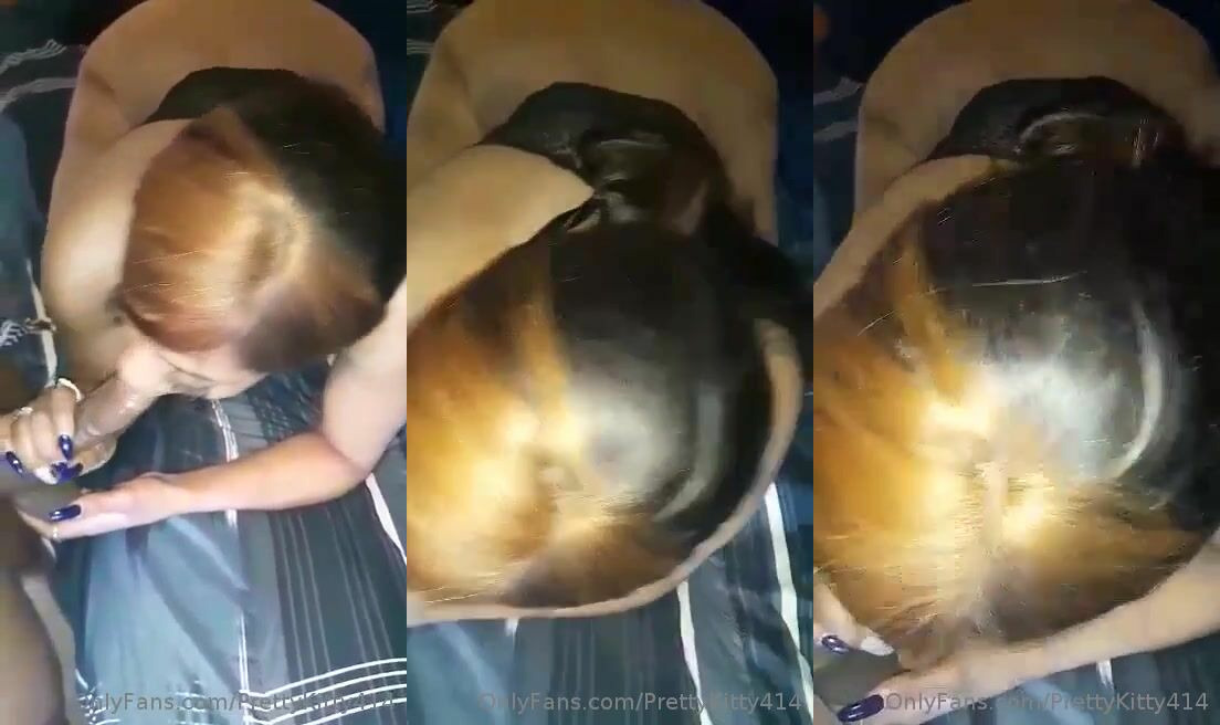 Prettykitty414 Sucks A BBC Before Sleeping