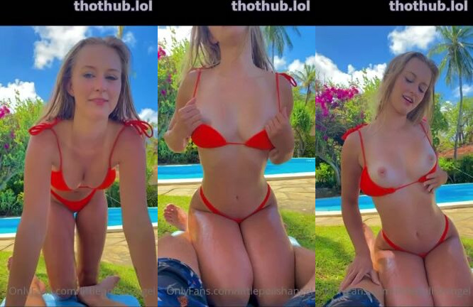 Lena Polanski Sucks And Fucks By The Poolside