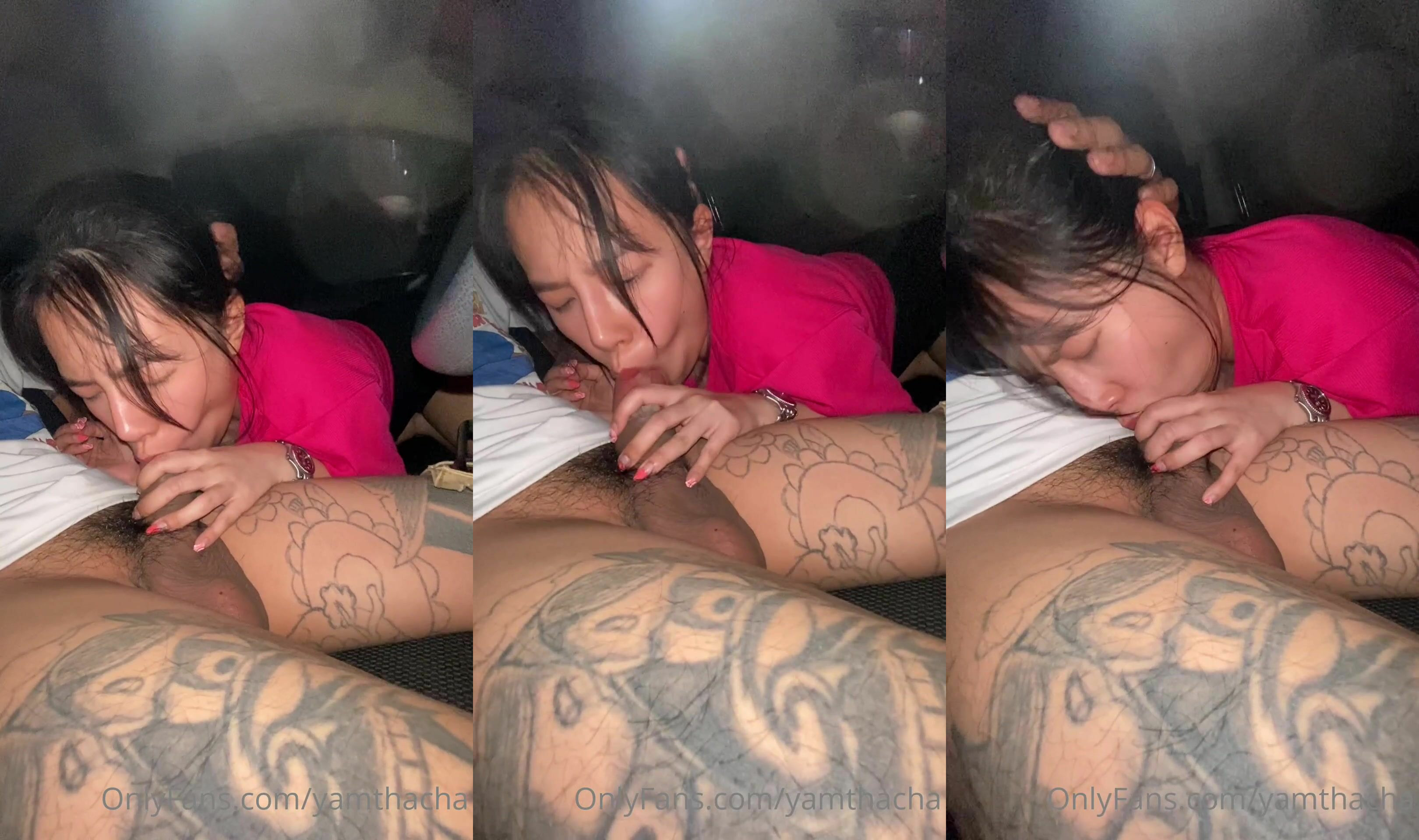Yamthacha Blows Her Friend In Car Fun