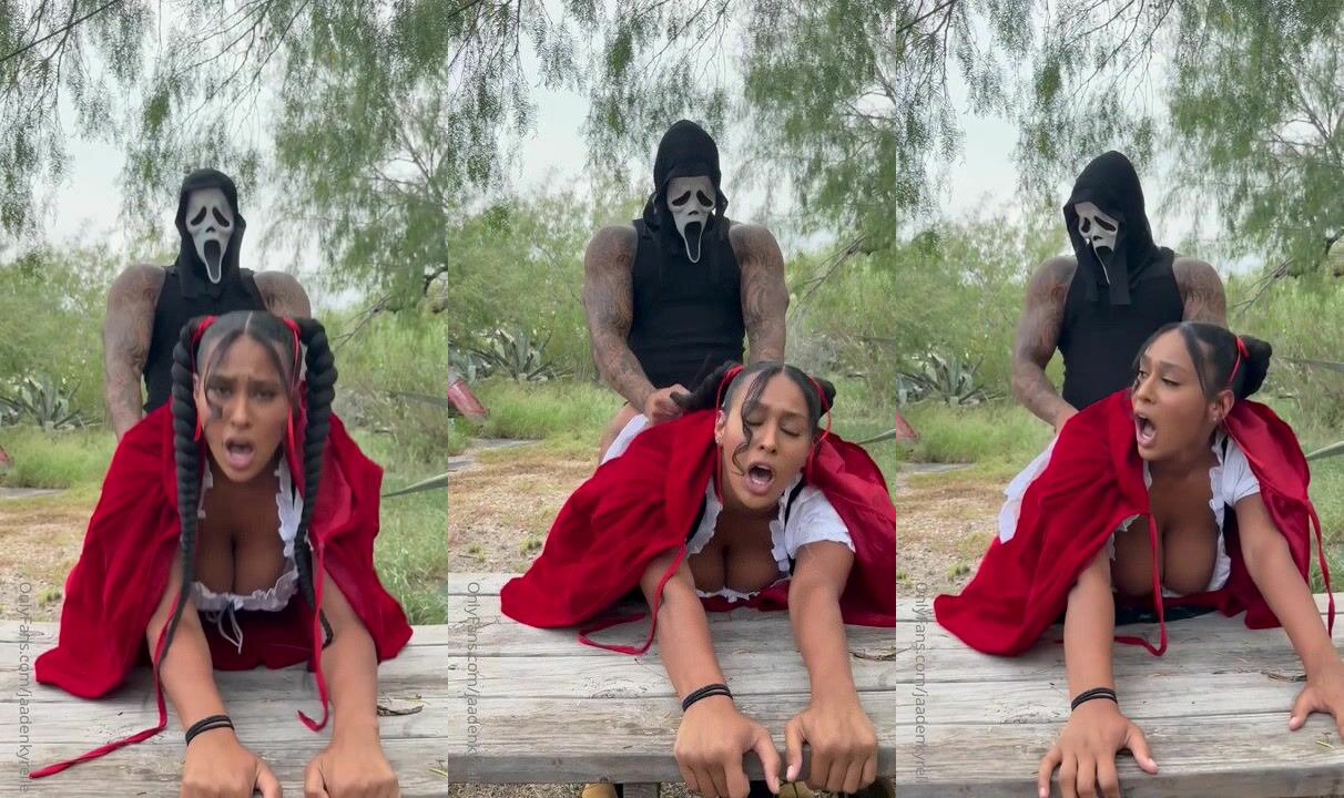 Jaaden Kyrelle Gets Fucked Outdoors In Costume