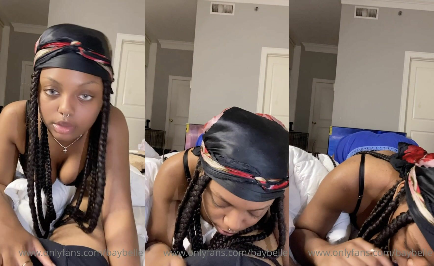 Hot Baybelle Rides A Big Black Cock
