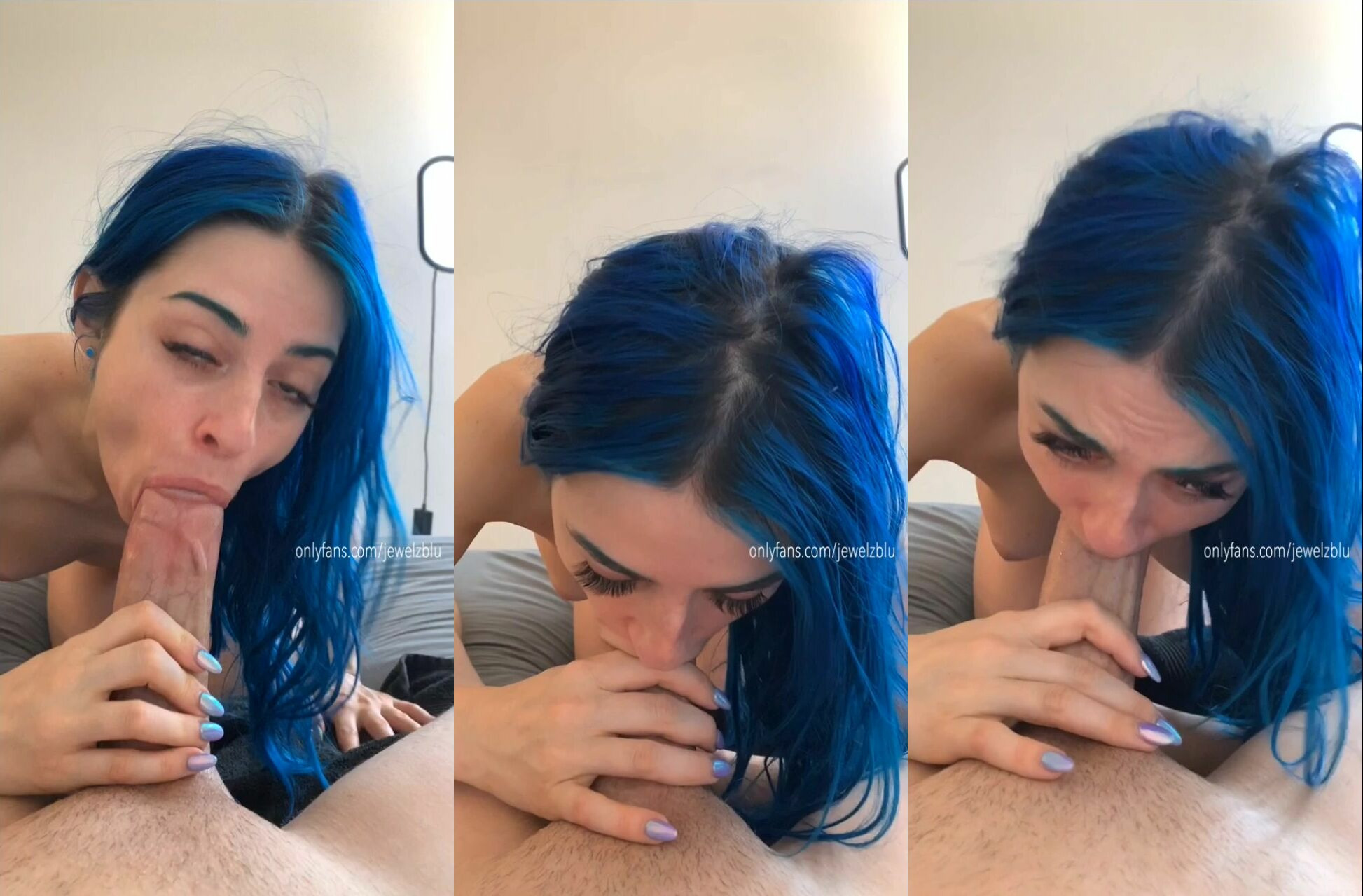 Jewelz Blu Sucks And Rides A Stranger's Cock